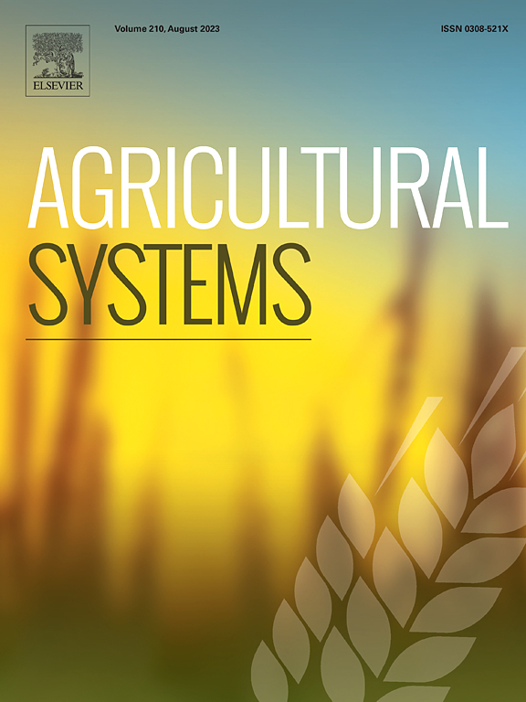 Go to journal home page - Agricultural Systems
